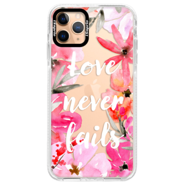 Silikónové puzdro Bumper iSaprio - Love Never Fails - iPhone 11 Pro Max