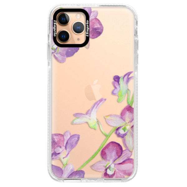 Silikónové puzdro Bumper iSaprio - Purple Orchid - iPhone 11 Pro Max