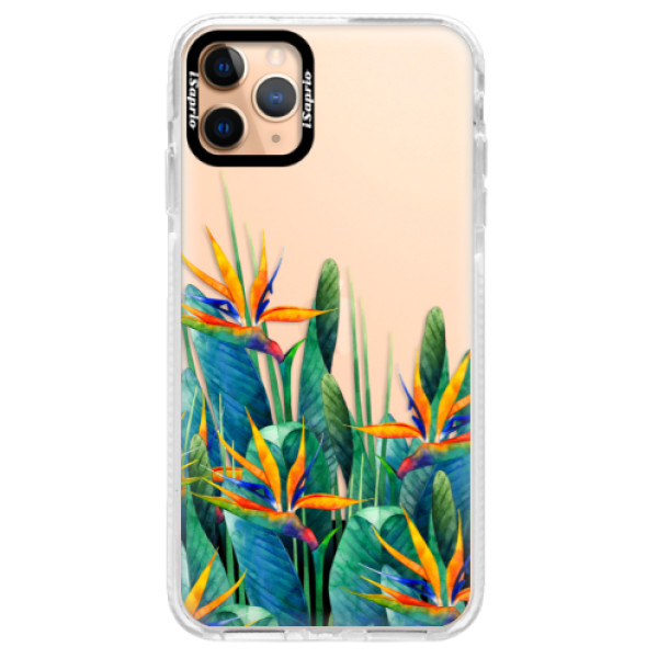 Silikónové puzdro Bumper iSaprio - Exotic Flowers - iPhone 11 Pro Max