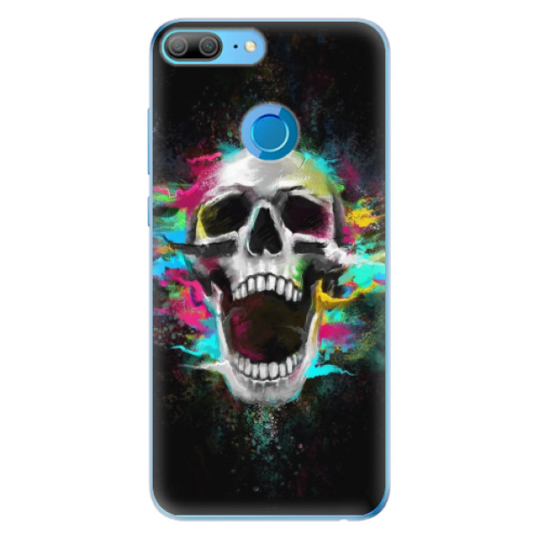 Odolné silikónové puzdro iSaprio - Skull in Colors - Huawei Honor 9 Lite