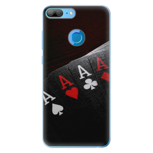 Odolné silikónové puzdro iSaprio - Poker - Huawei Honor 9 Lite