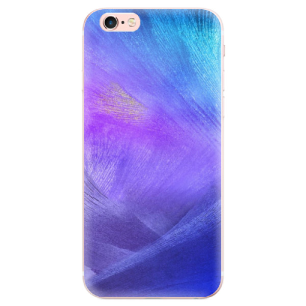 Odolné silikónové puzdro iSaprio - Purple Feathers - iPhone 6 Plus/6S Plus
