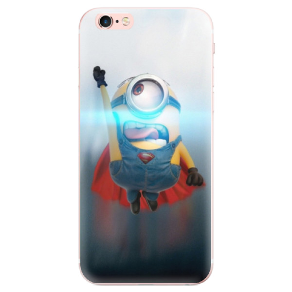 Odolné silikónové puzdro iSaprio - Mimons Superman 02 - iPhone 6 Plus/6S Plus