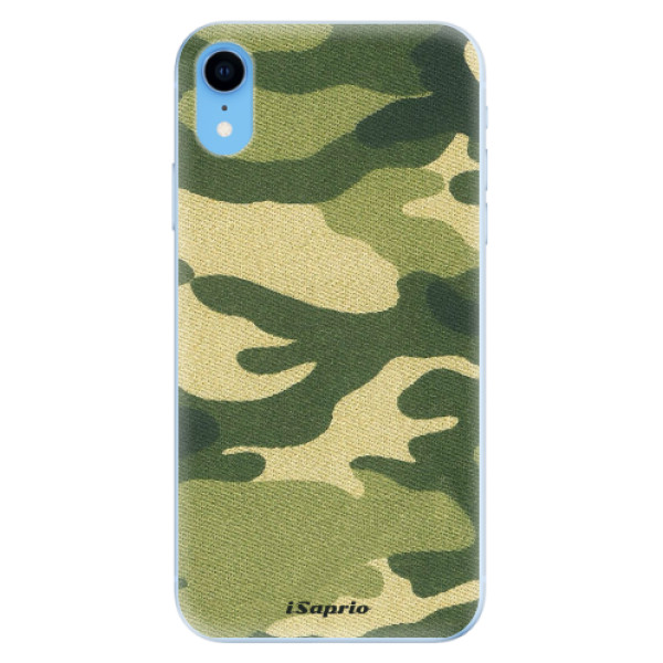 Odolné silikónové puzdro iSaprio - Green Camuflage 01 - iPhone XR