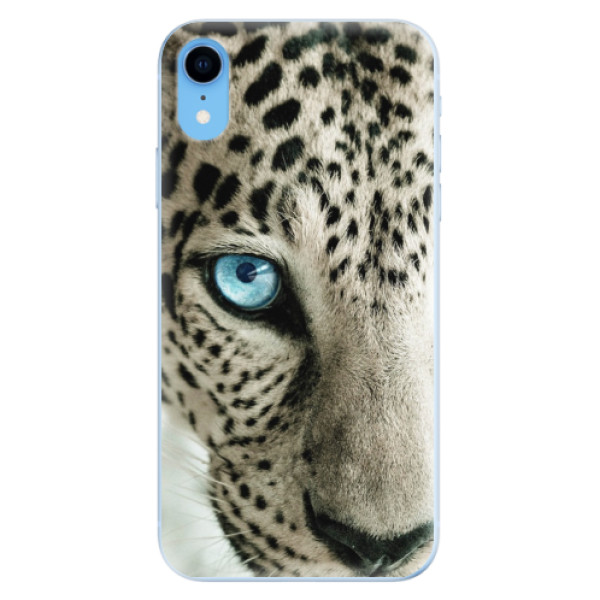 Odolné silikónové puzdro iSaprio - White Panther - iPhone XR