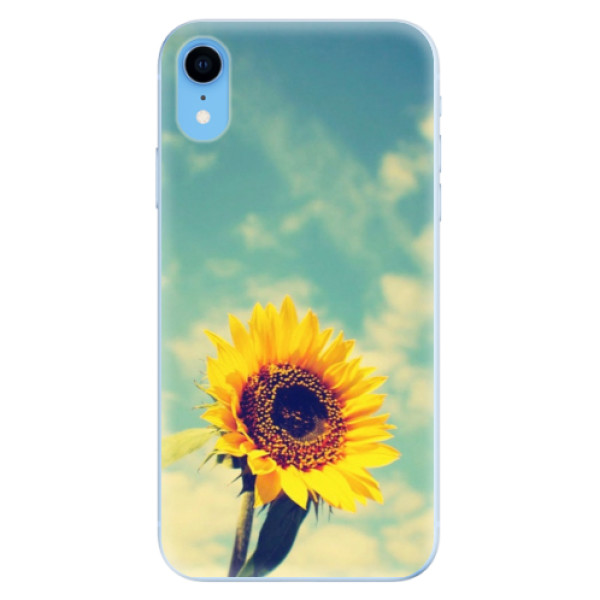 Odolné silikónové puzdro iSaprio - Sunflower 01 - iPhone XR