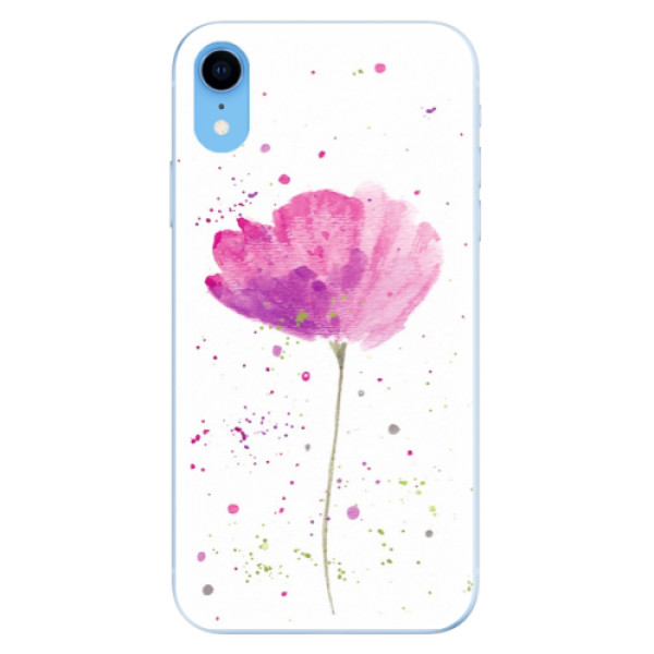 Odolné silikónové puzdro iSaprio - Poppies - iPhone XR