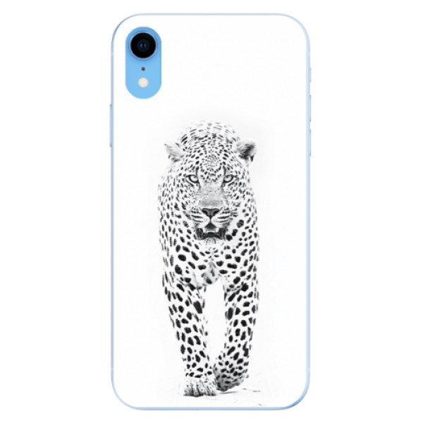 Odolné silikónové puzdro iSaprio - White Jaguar - iPhone XR