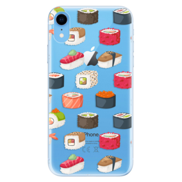 Odolné silikónové puzdro iSaprio - Sushi Pattern - iPhone XR