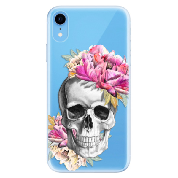 Odolné silikónové puzdro iSaprio - Pretty Skull - iPhone XR