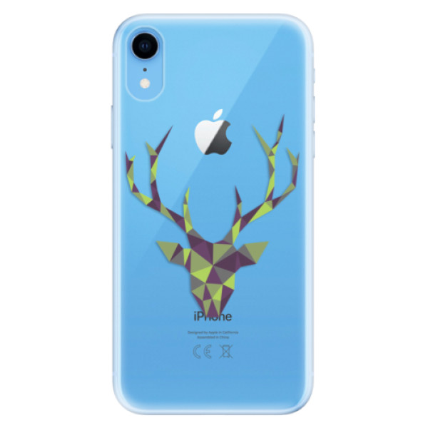 Odolné silikónové puzdro iSaprio - Deer Green - iPhone XR