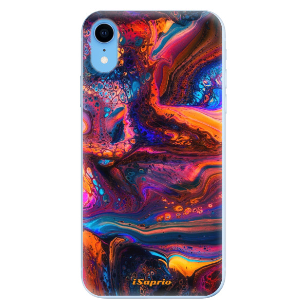 Odolné silikónové puzdro iSaprio - Abstract Paint 02 - iPhone XR