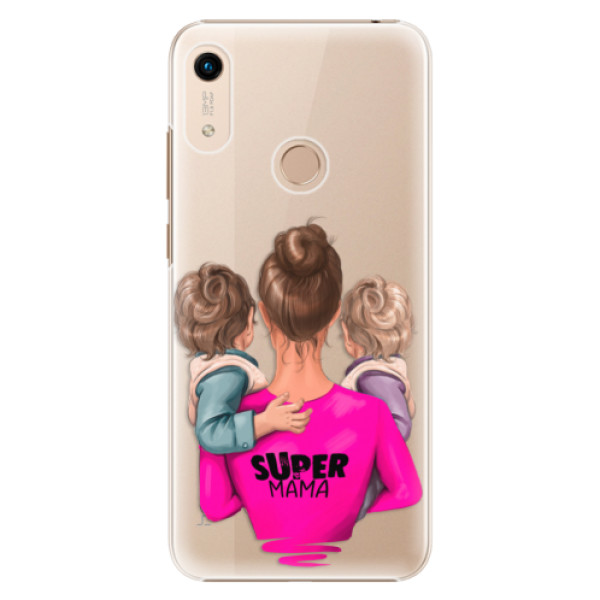 Plastové puzdro iSaprio - Super Mama - Two Boys - Huawei Honor 8A