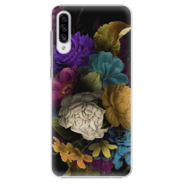 Plastové puzdro iSaprio - Dark Flowers - Samsung Galaxy A30s