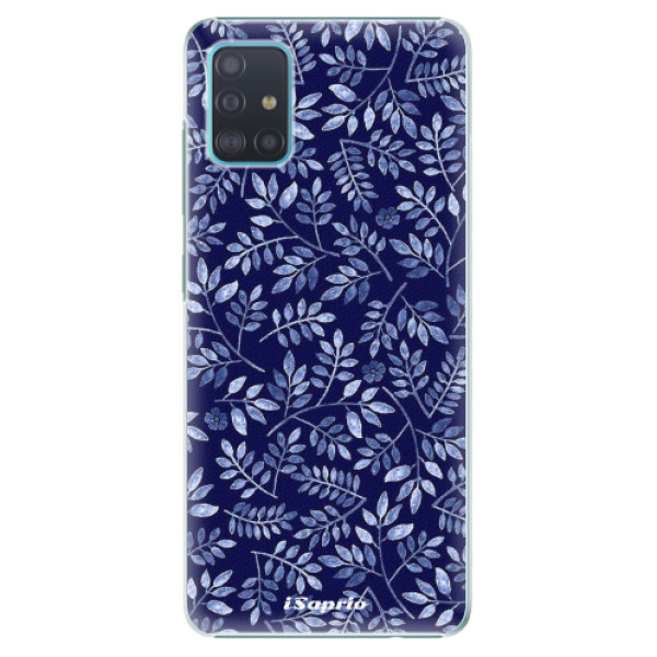 Plastové puzdro iSaprio - Blue Leaves 05 - Samsung Galaxy A51