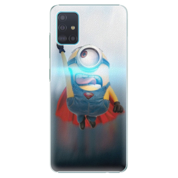 Plastové puzdro iSaprio - Mimons Superman 02 - Samsung Galaxy A51