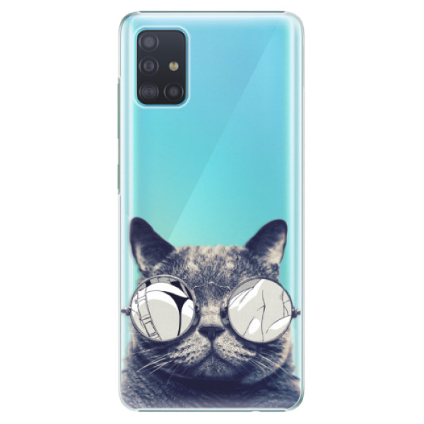 Plastové puzdro iSaprio - Crazy Cat 01 - Samsung Galaxy A51