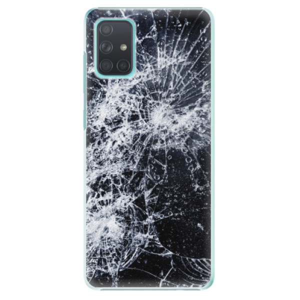 Plastové puzdro iSaprio - Cracked - Samsung Galaxy A71