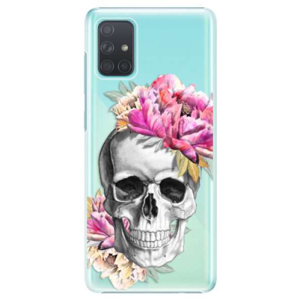 Plastové puzdro iSaprio - Pretty Skull - Samsung Galaxy A71