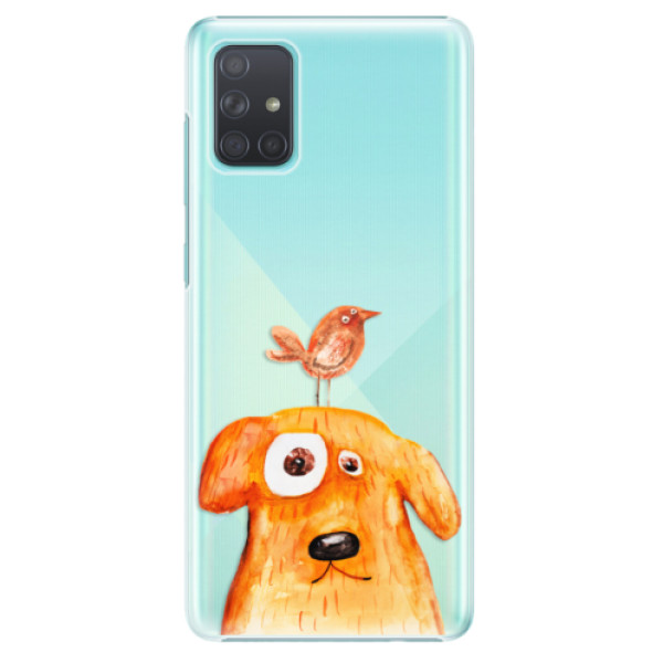 Plastové puzdro iSaprio - Dog And Bird - Samsung Galaxy A71
