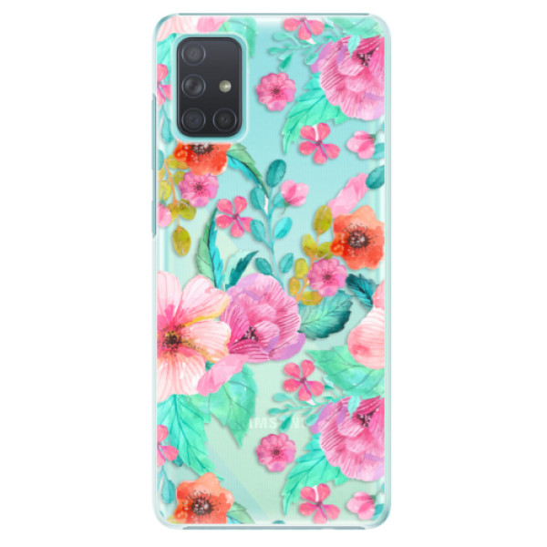 Plastové puzdro iSaprio - Flower Pattern 01 - Samsung Galaxy A71