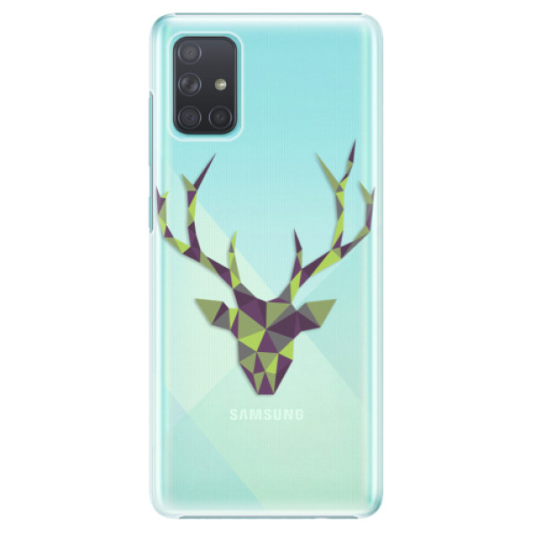 Plastové puzdro iSaprio - Deer Green - Samsung Galaxy A71