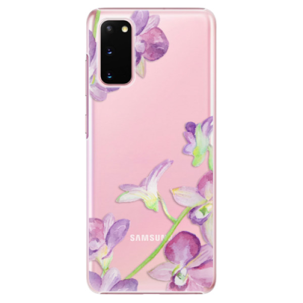 Plastové puzdro iSaprio - Purple Orchid - Samsung Galaxy S20