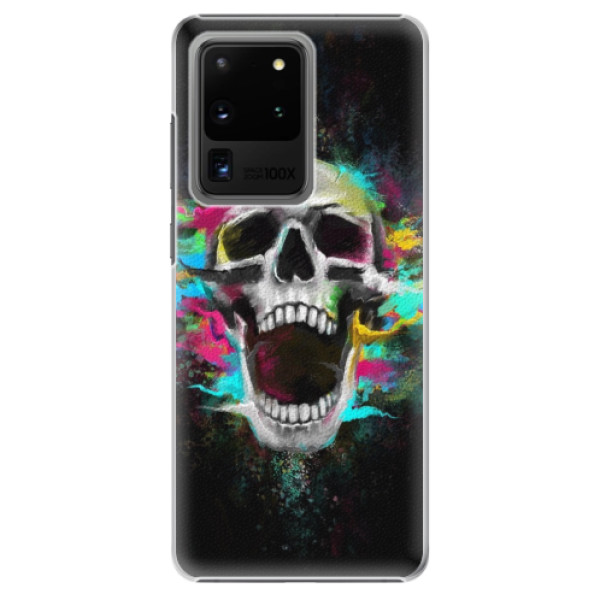 Plastové puzdro iSaprio - Skull in Colors - Samsung Galaxy S20 Ultra