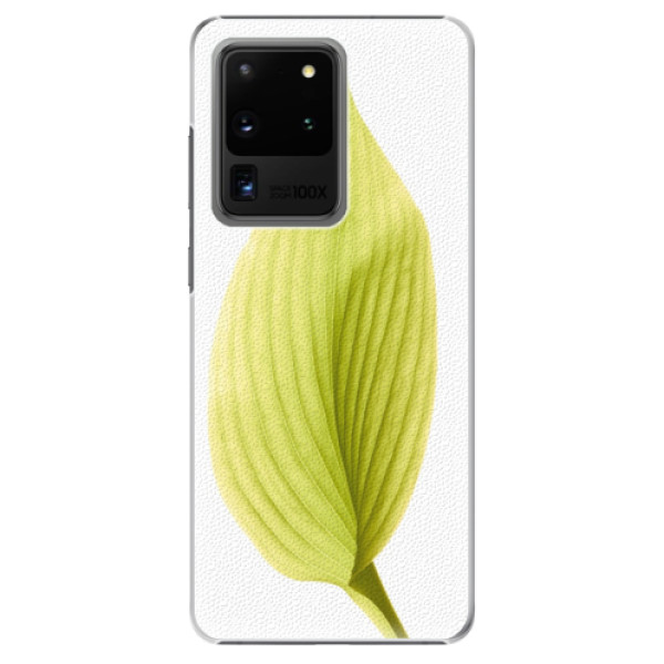 Plastové puzdro iSaprio - Green Leaf - Samsung Galaxy S20 Ultra
