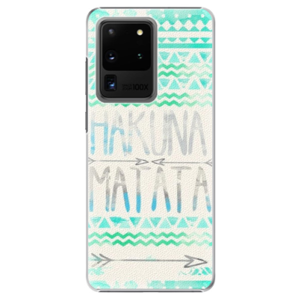 Plastové puzdro iSaprio - Hakuna Matata Green - Samsung Galaxy S20 Ultra
