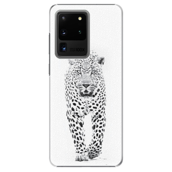 Plastové puzdro iSaprio - White Jaguar - Samsung Galaxy S20 Ultra