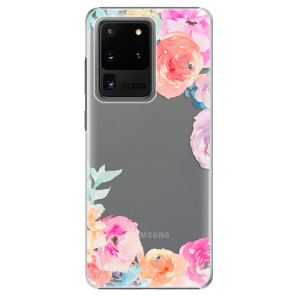 Plastové puzdro iSaprio - Flower Brush - Samsung Galaxy S20 Ultra