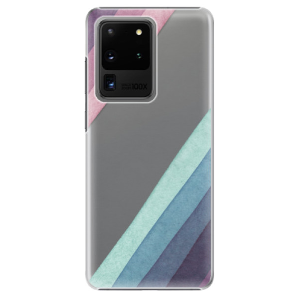 Plastové puzdro iSaprio - Glitter Stripes 01 - Samsung Galaxy S20 Ultra
