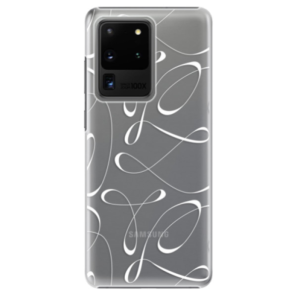 Plastové puzdro iSaprio - Fancy - white - Samsung Galaxy S20 Ultra