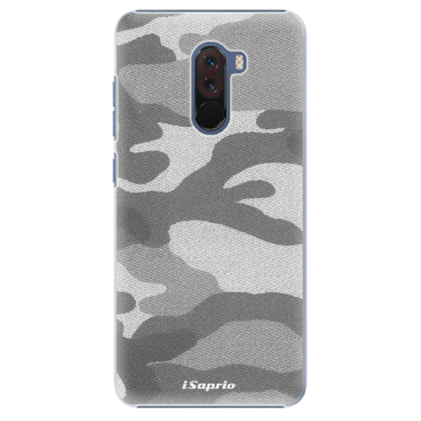 Plastové puzdro iSaprio - Gray Camuflage 02 - Xiaomi Pocophone F1