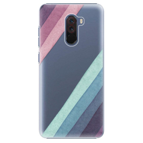 Plastové puzdro iSaprio - Glitter Stripes 01 - Xiaomi Pocophone F1