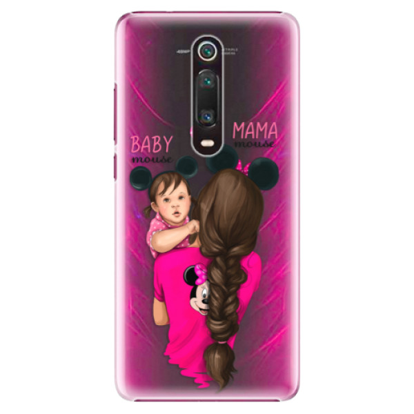 Plastové puzdro iSaprio - Mama Mouse Brunette and Girl - Xiaomi Mi 9T