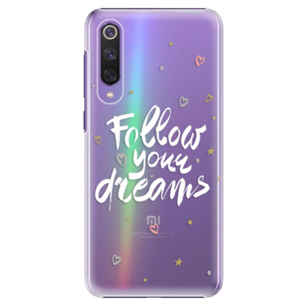 Plastové puzdro iSaprio - Follow Your Dreams - white - Xiaomi Mi 9 SE