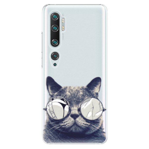 Plastové puzdro iSaprio - Crazy Cat 01 - Xiaomi Mi Note 10 / Note 10 Pro