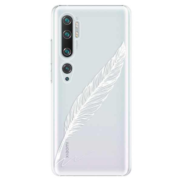 Plastové puzdro iSaprio - Writing By Feather - white - Xiaomi Mi Note 10 / Note 10 Pro