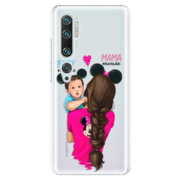 Plastové puzdro iSaprio - Mama Mouse Brunette and Boy - Xiaomi Mi Note 10 / Note 10 Pro