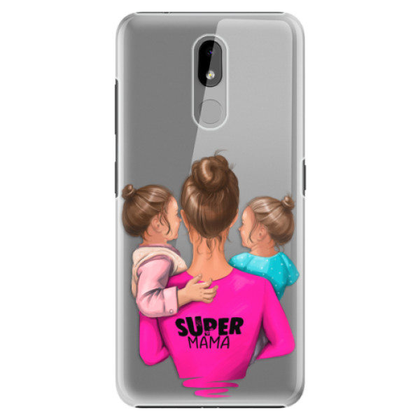 Plastové puzdro iSaprio - Super Mama - Two Girls - Nokia 3.2