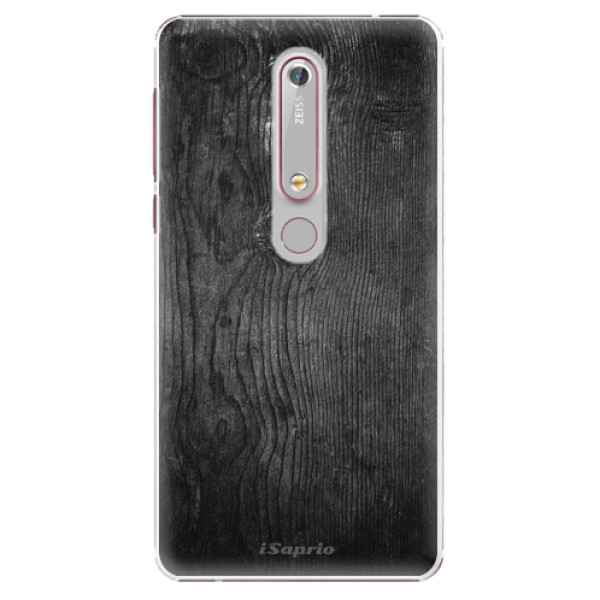 Plastové puzdro iSaprio - Black Wood 13 - Nokia 6.1