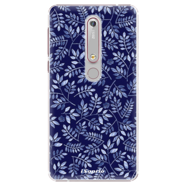 Plastové puzdro iSaprio - Blue Leaves 05 - Nokia 6.1