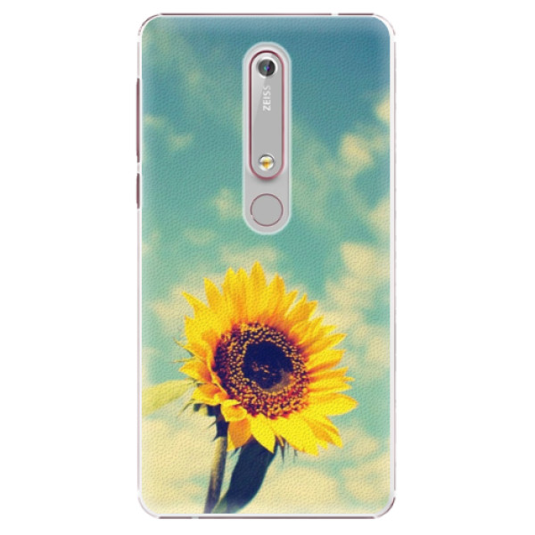 E-shop Plastové puzdro iSaprio - Sunflower 01 - Nokia 6.1