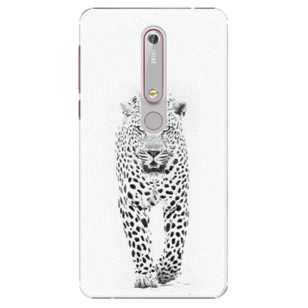 Plastové puzdro iSaprio - White Jaguar - Nokia 6.1