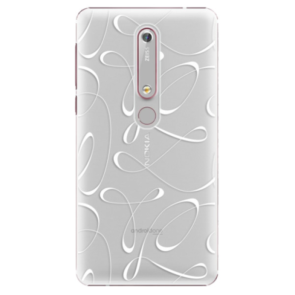 Plastové puzdro iSaprio - Fancy - white - Nokia 6.1