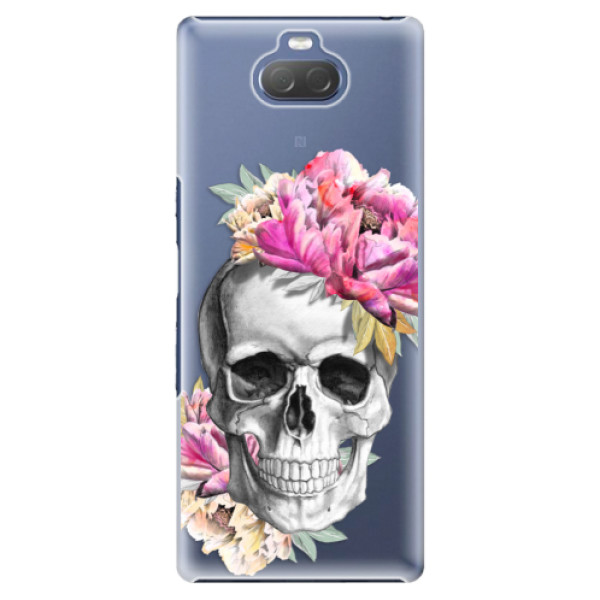 Plastové puzdro iSaprio - Pretty Skull - Sony Xperia 10 Plus