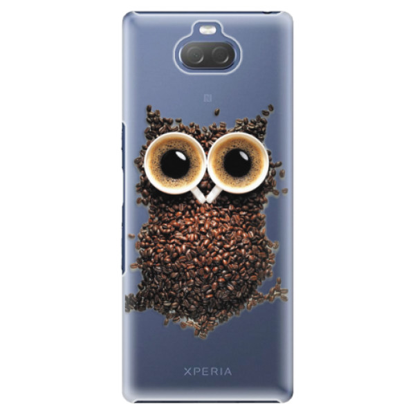 Plastové puzdro iSaprio - Owl And Coffee - Sony Xperia 10 Plus