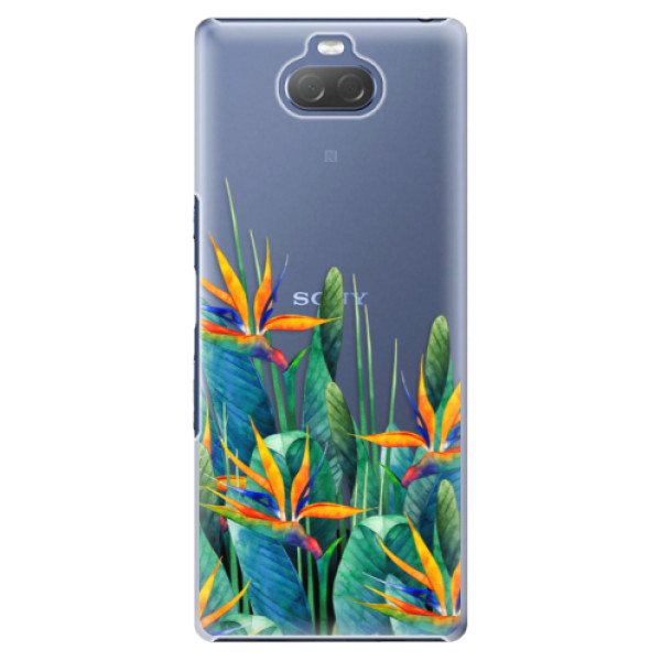 Plastové puzdro iSaprio - Exotic Flowers - Sony Xperia 10 Plus